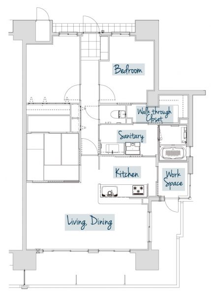 おしゃれ感と暮らしやすさを両立 マンションの間取り実例