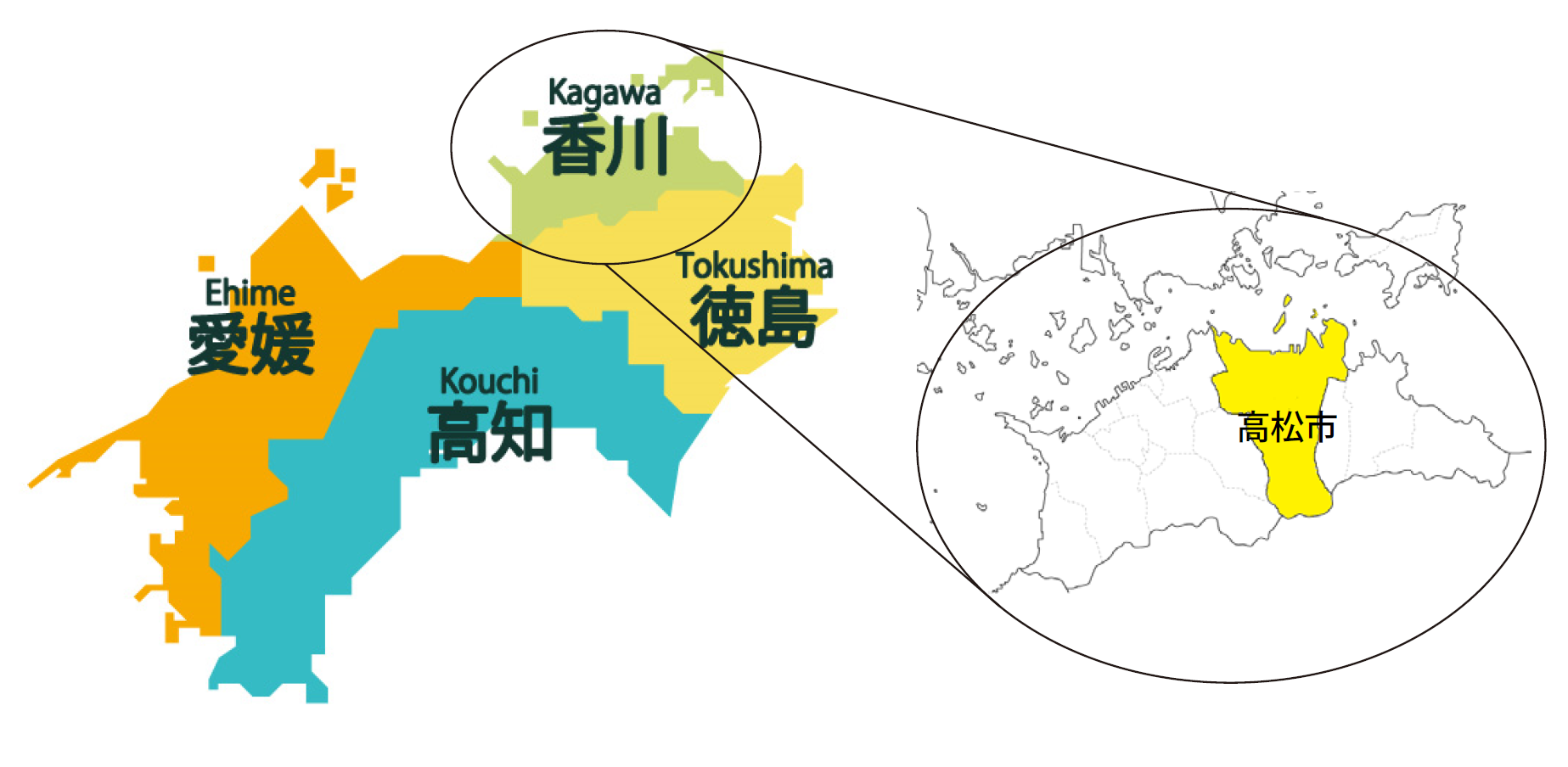 高松市で初めてマンションライフを送る方必見!!主要道路を基準にした