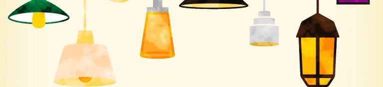ペンダントライトのイラスト