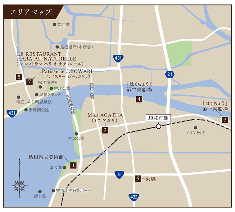 宍道湖　地図