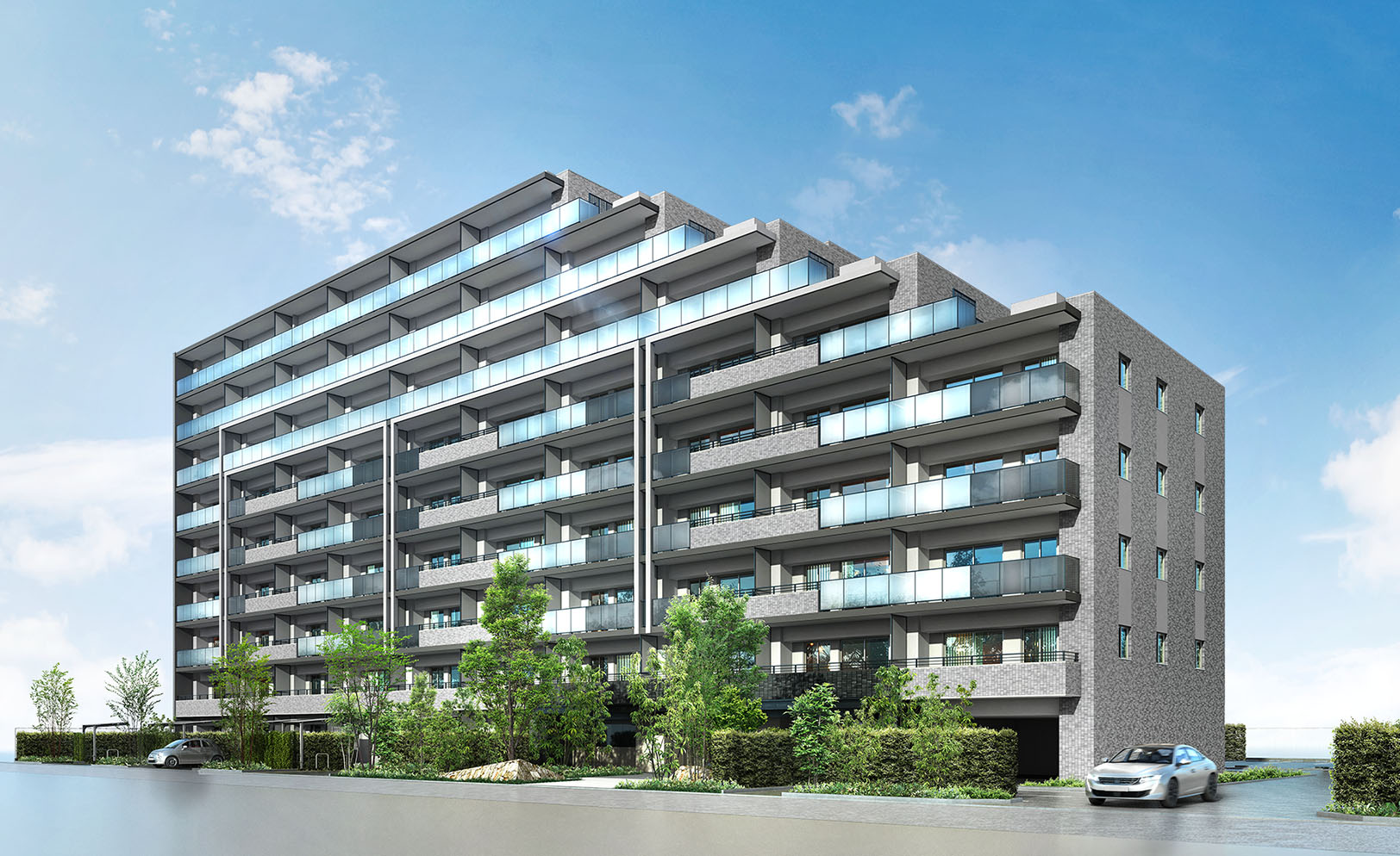 「アルファステイツ市川下総中山」外観完成予想図