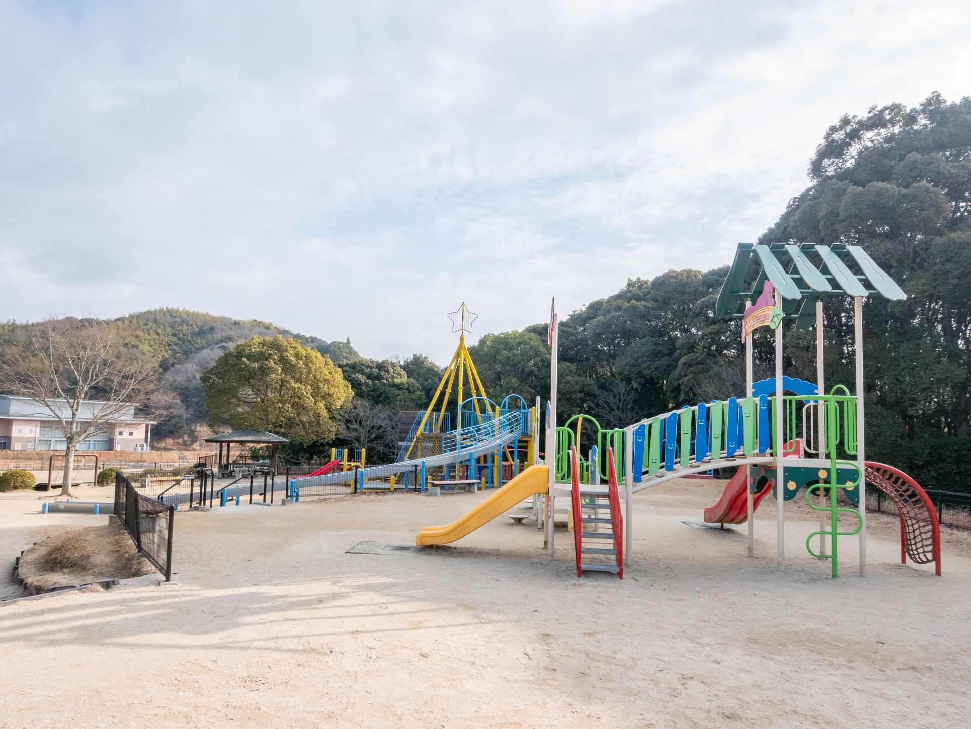 「冒険の森」にある大型遊具