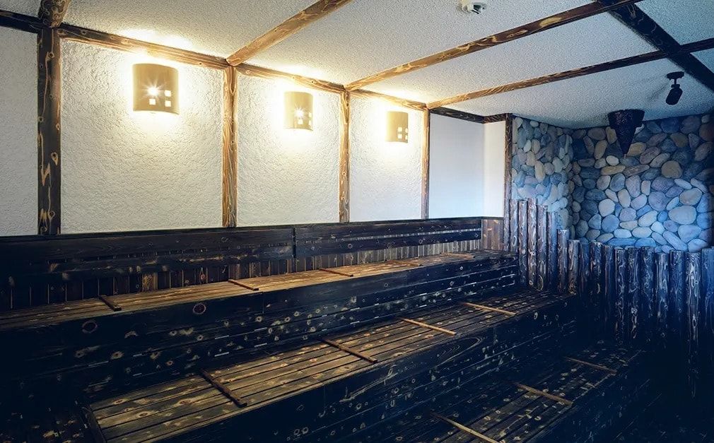 くだまつ健康パーク内のサウナの写真